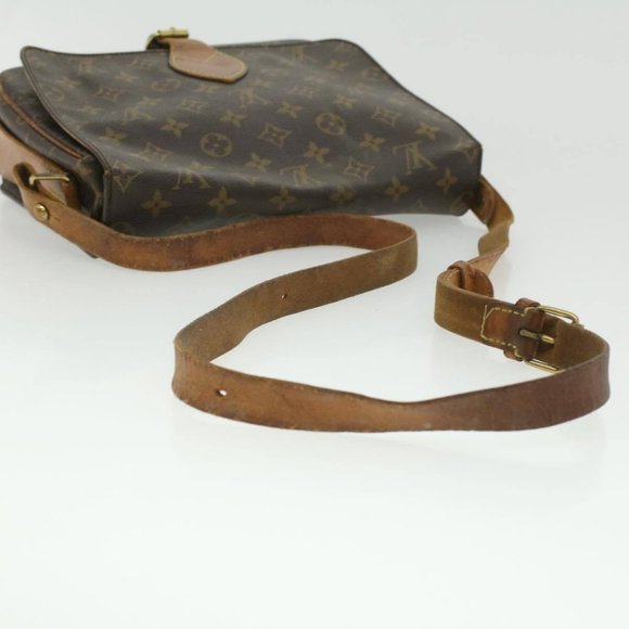 Authentic LOUIS VUITTON Monogram Cartouchiere Shoulder Bag - Picture 4 of 16